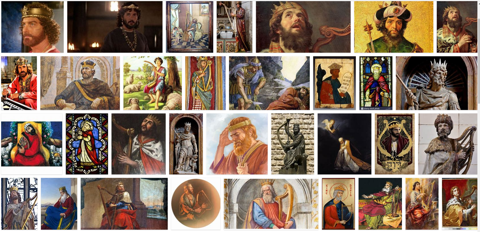 The many faces of King David